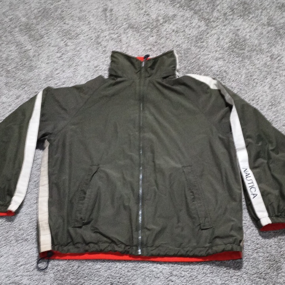 Nautica Vibrant Red Fleece Jacket
